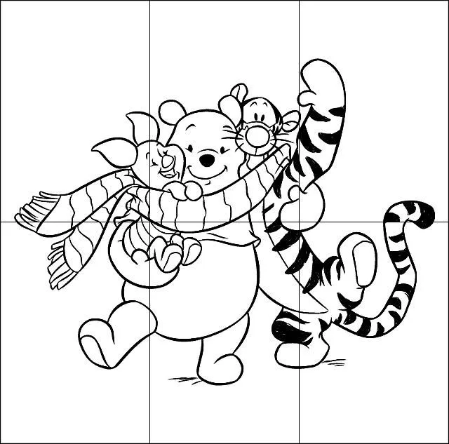 Puzzle para colorear - Imagui