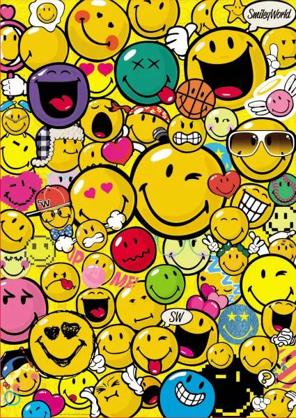 Puzzle EDUCA: Puzzle de 500 piezas Puzzle Smiley caras sonrientes ...