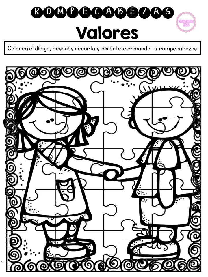 Puzzles y rompecabezas imprimibles – Imagenes Educativas