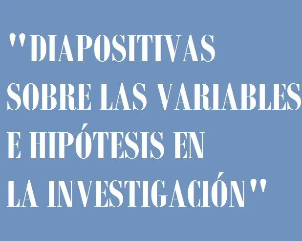 Q'frescos! Educación para todos: Diapositivas sobre Las Variables ...