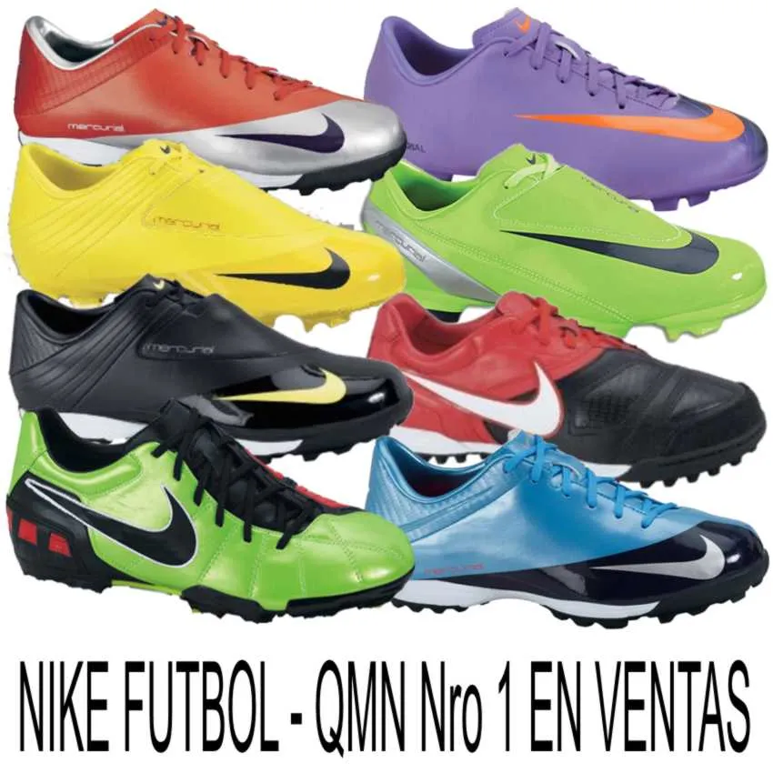 QMN ventas online: BOTINES NIKE MERCURIAL PAPI FUTBOL y FUTBOL 11 ...