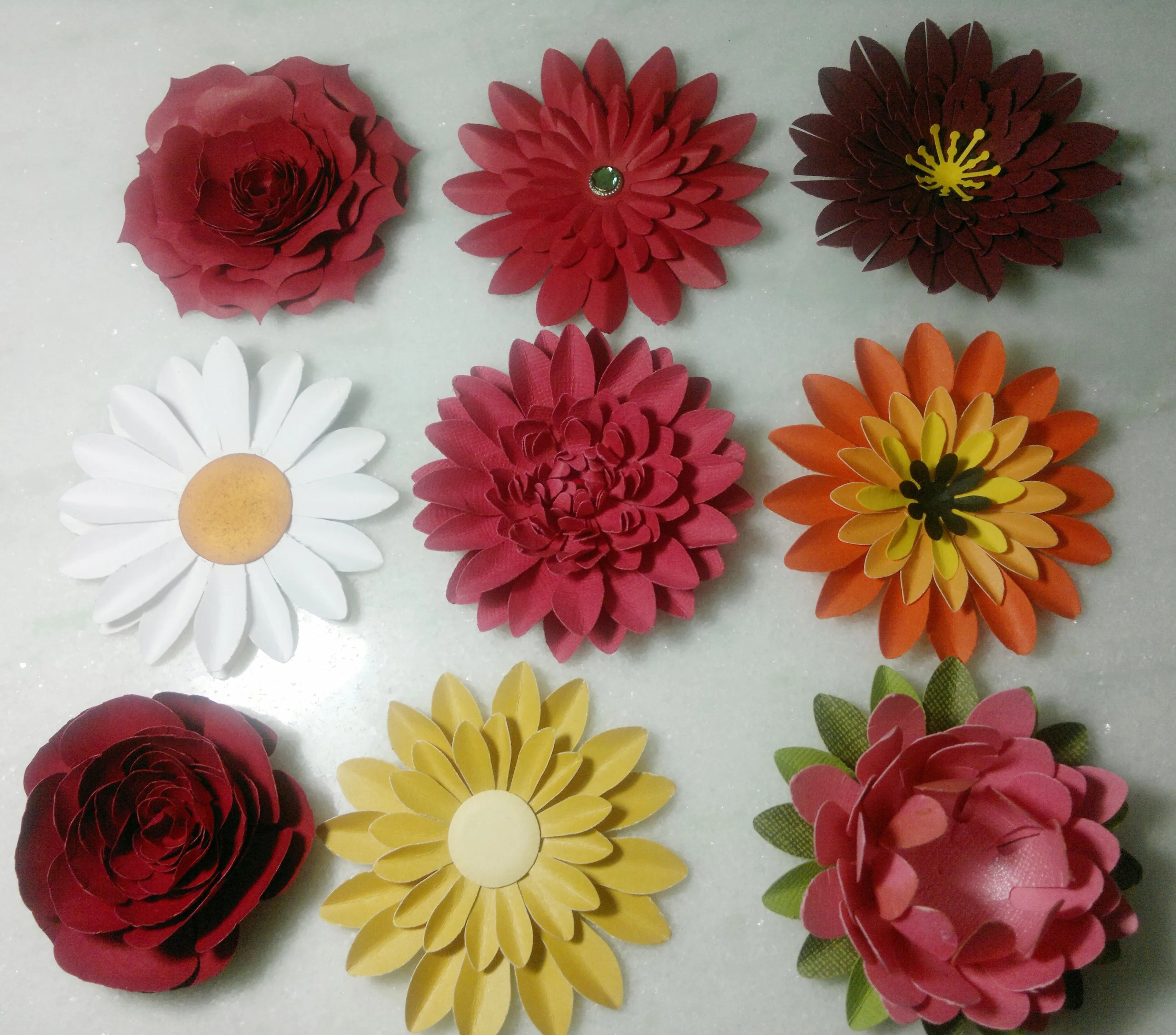 Modelos de flores de papel - Imagui