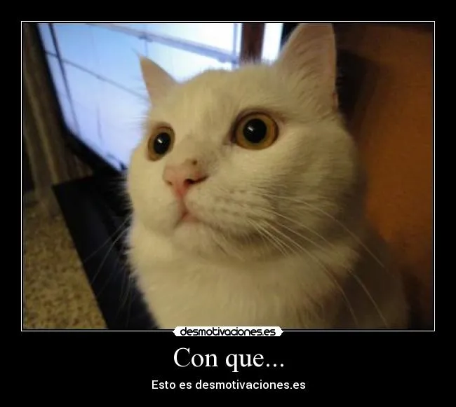 Con que... | Desmotivaciones