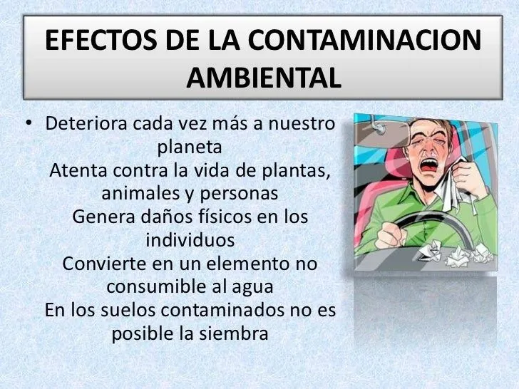 Que Es La Contaminacion Ambiental