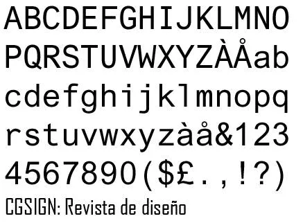 Què son las fuentes monoespaciadas": Monospaced/Fixed - CGsign ...