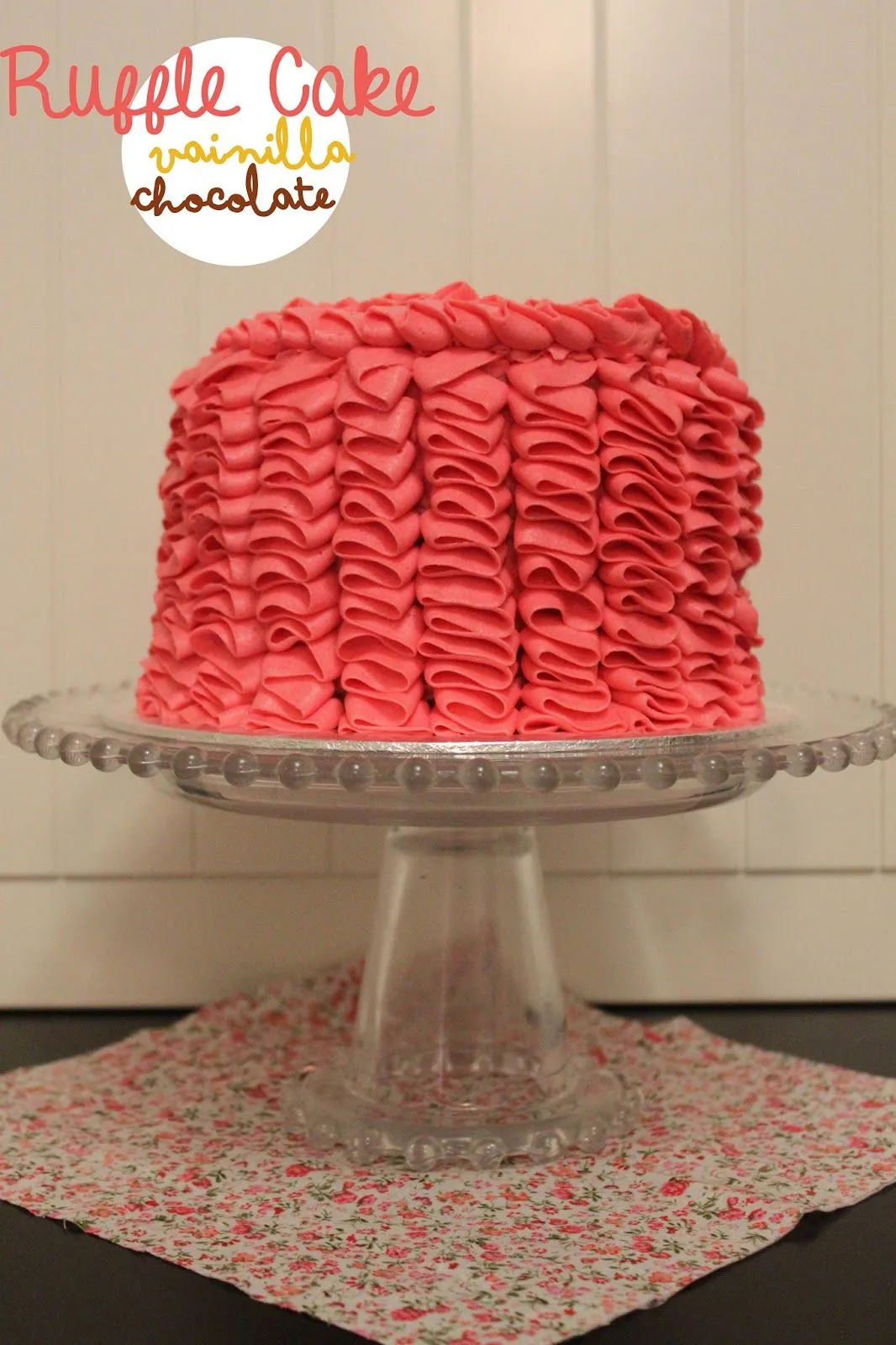 Quédate al postre: Ruffle Cake y Club Bakery