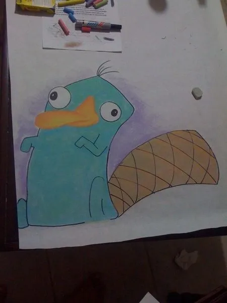 No quedo como quería pro ahí va, perry el ornitorrinco, para una ...