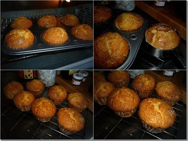 Quequis de vainilla y canela (mantecadas, panquesitos, magdalenas ...