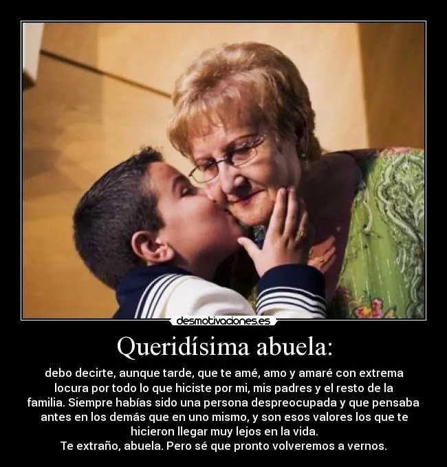 Queridísima abuela: | Desmotivaciones