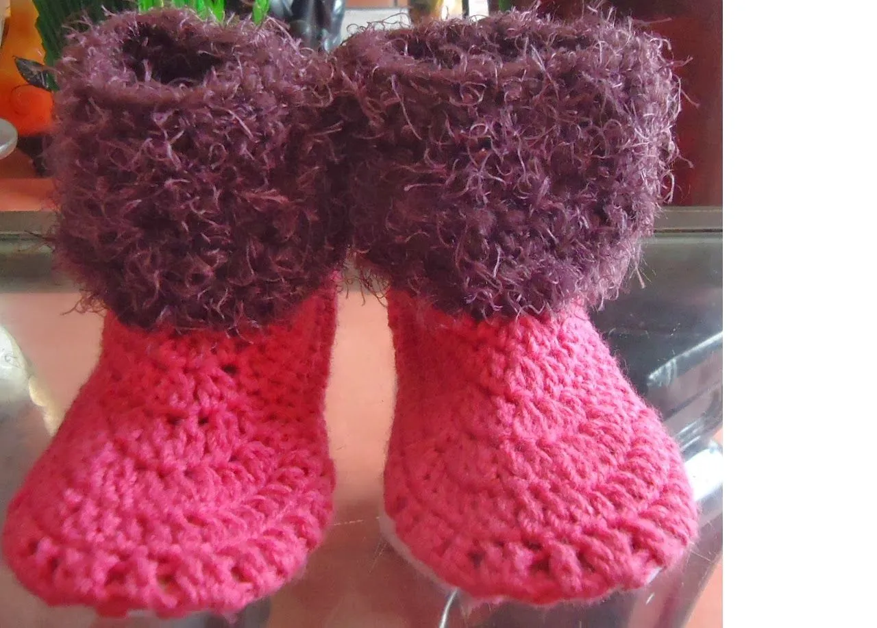 MI QUERIDO CROCHET: TUTORIAL botas tejidas a crochet con suela