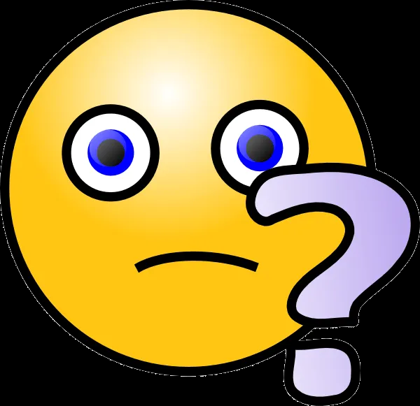 Question Smiley clip art - vector clip art online, royalty free ...