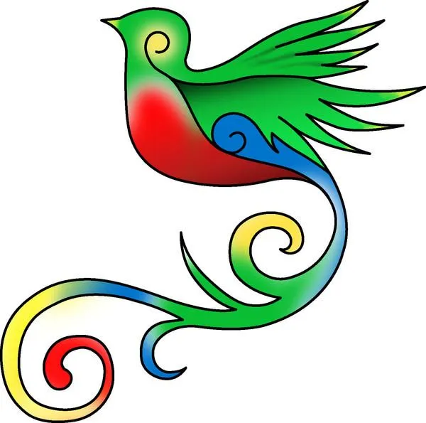 Dibujos de un quetzal - Imagui