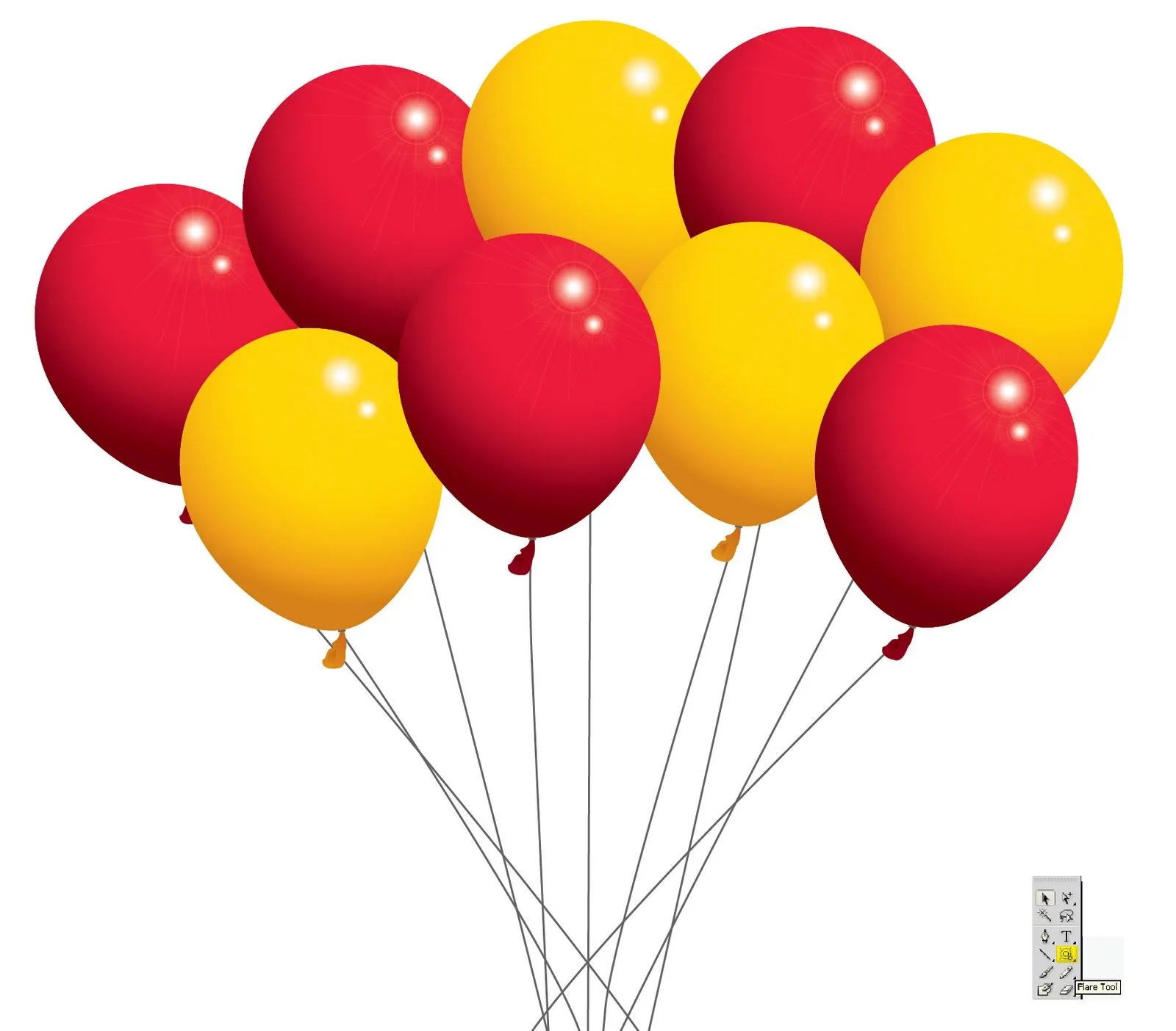 Quick, Easy Vector Balloons