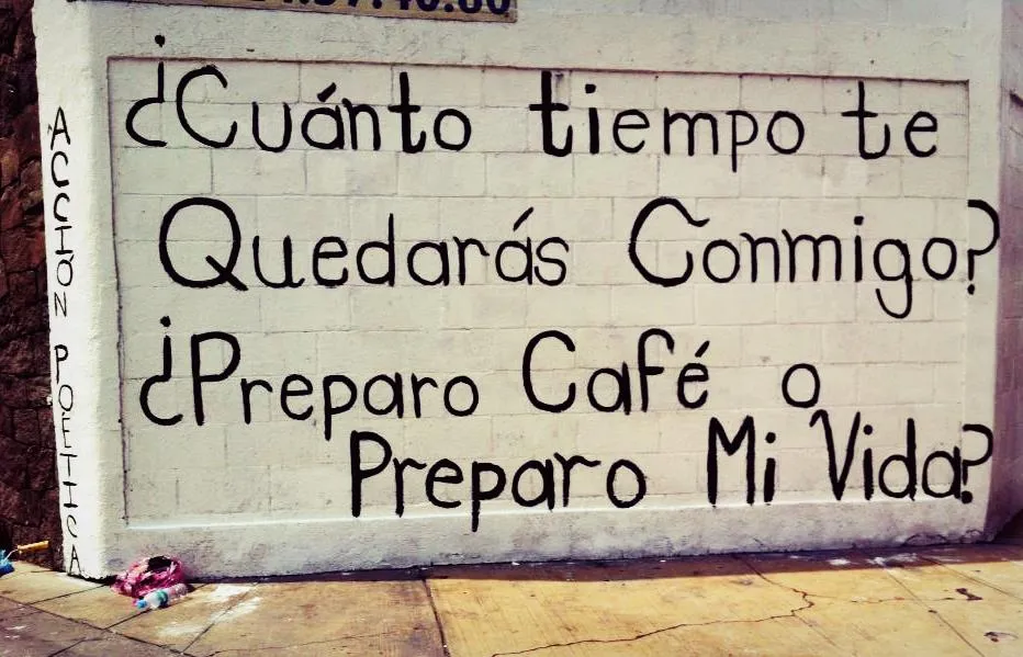 Te quiero por que tu boca sabe gritar; Rebeldía.: ¿Preparo mi café ...