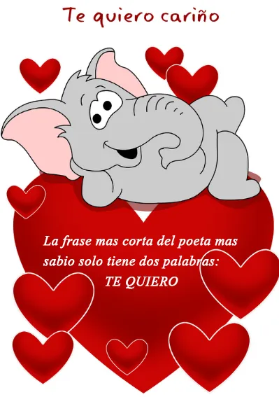 Te Quiero Cariño - Dedicatorias de Amor - Feliz dia de San ...