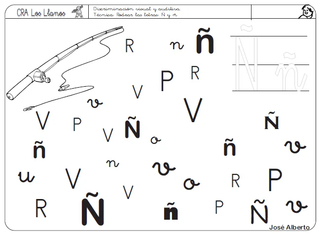 NO QUIERO SER PETER PAN: LETRA Ñ Y T PARA REPASAR FICHAS