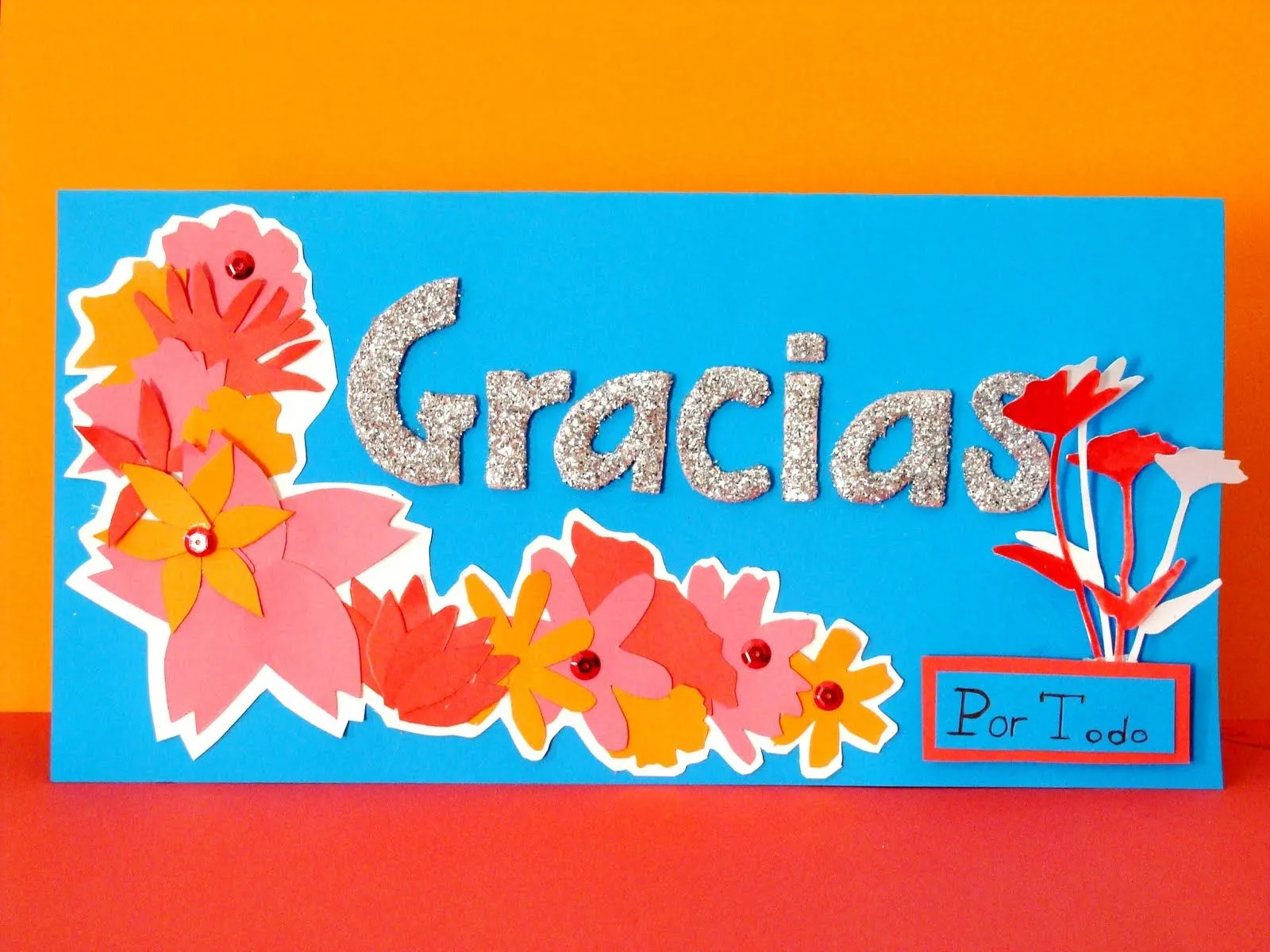 Quiero un Scrapbook!: Tarjeta de Gracias!