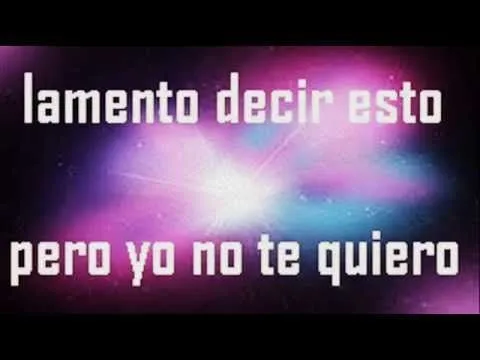 yo no te quiero! sofi mayen letra ❤ - YouTube