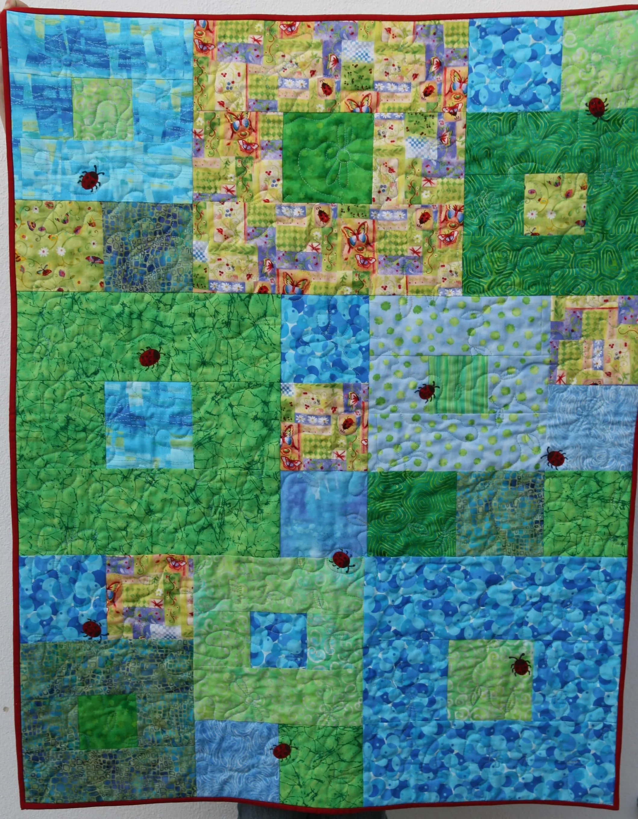 Quilt de patchwork para bebé