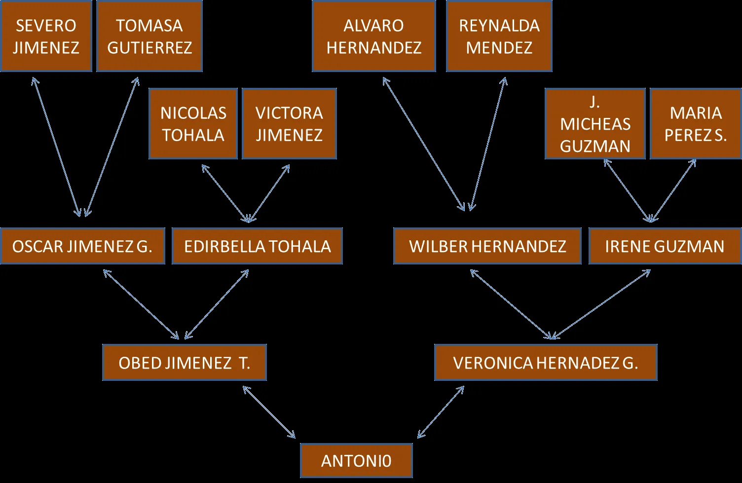 quimica: Árbol genealógico de my family