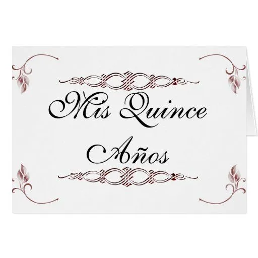 Mis quince años cards | Zazzle