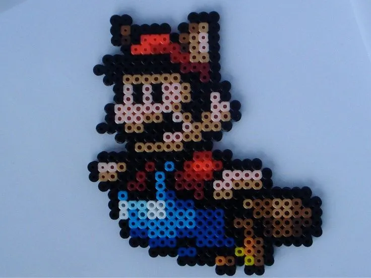 Raccoon Mario from Super Mario Bros 3 Perler Bead Magnet. $7.00 ...