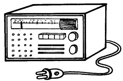 Radios antiguos para colorear - Imagui