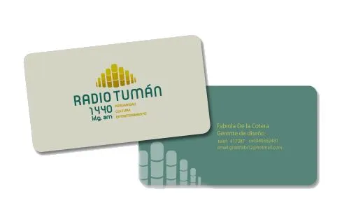 Radio Tumán - Tarjeta personal | Fabiola de la Cotera