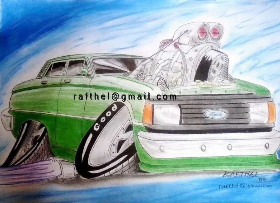 RAFTHEL: Caricatura Ford Falcon