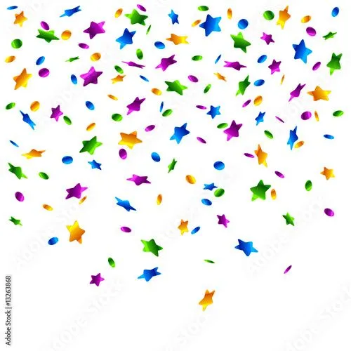 Rain of confetti. Vector. © piai #13263868 - Ver portfolio