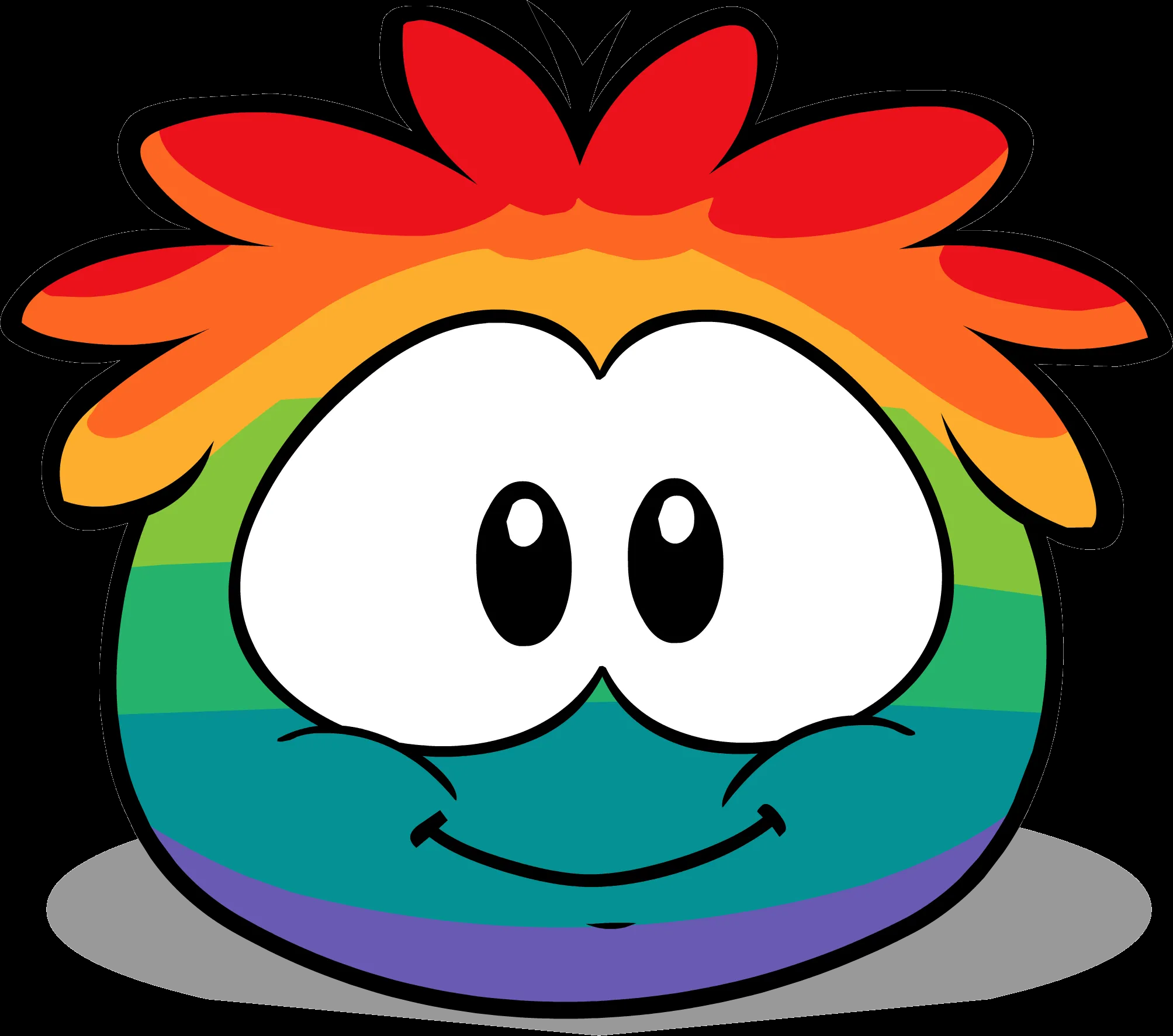 Rainbow Puffle - Club Penguin Wiki - The free, editable ...