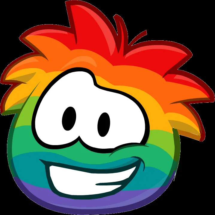 Rainbow Puffle - Club Penguin Wiki - The free, editable ...