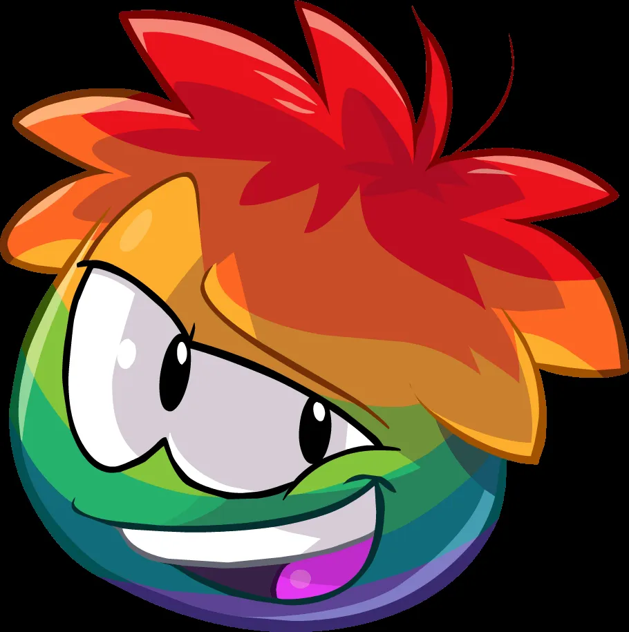 Rainbow Puffle - Club Penguin Wiki - The free, editable ...