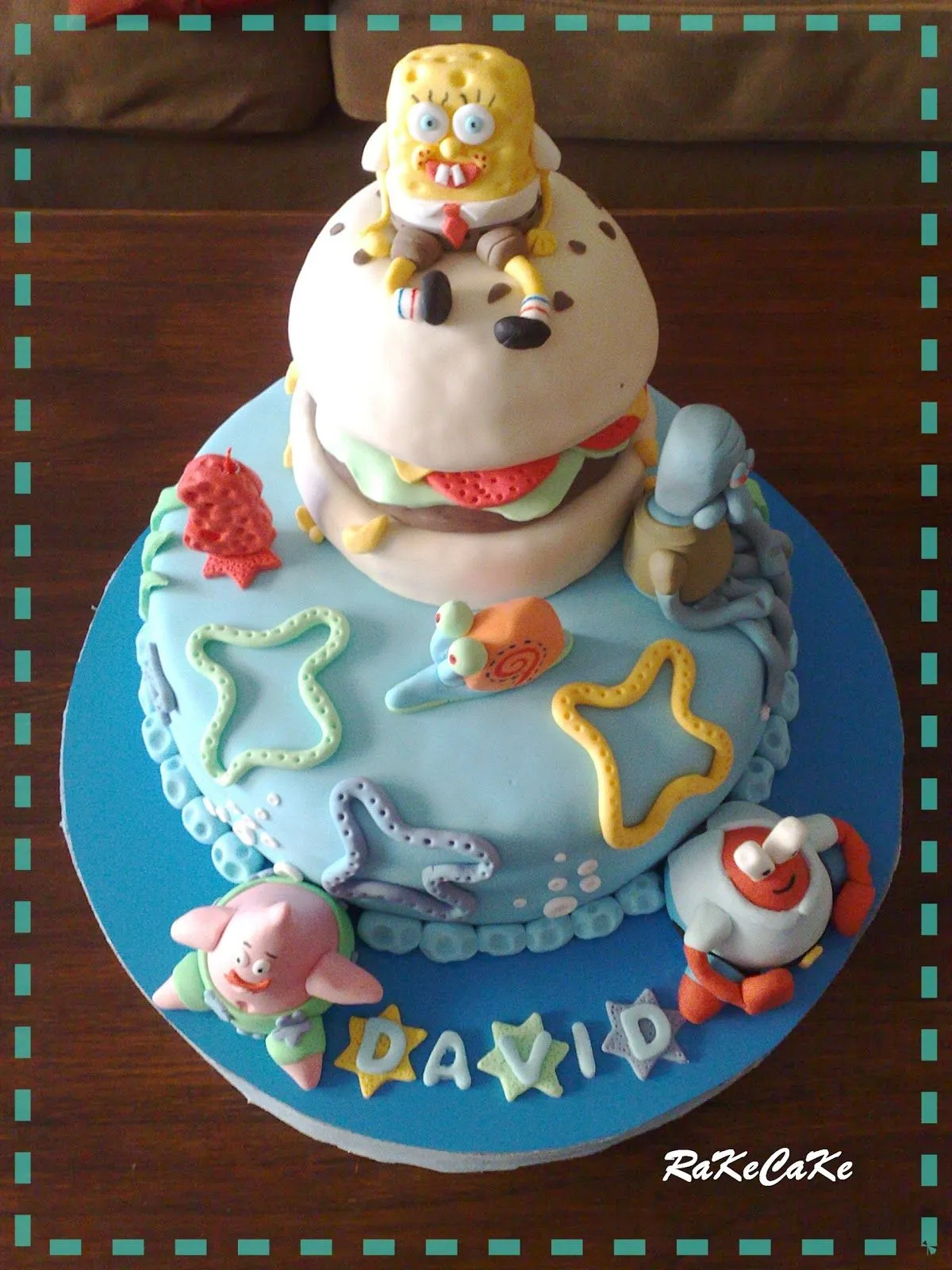 RaKeCaKe: **Tarta Bob Esponja y Mi Cumple**