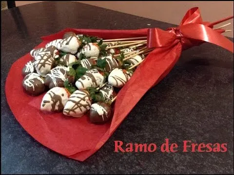 Ramo de Fresas San Valentín - YouTube