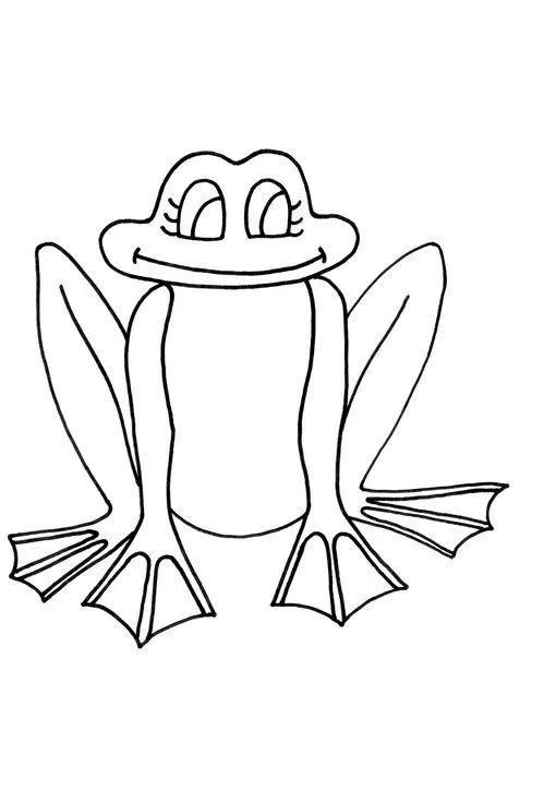 Dibujos de ranas para colorear infantiles - Imagui
