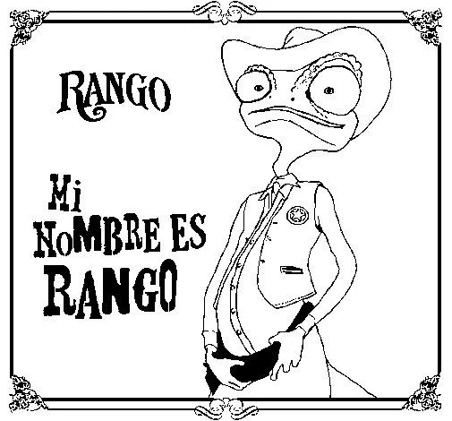 Rango coloring page - Coloringcrew.com