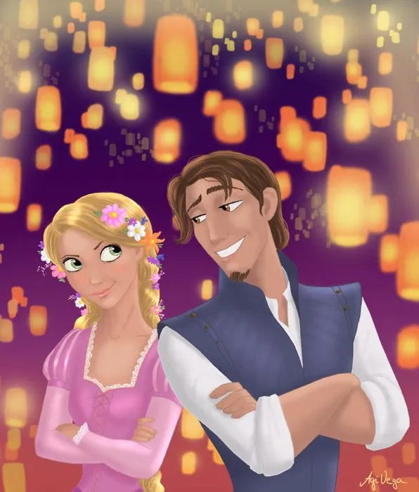 rapunzel and flynn - Rapunzel and Flynn Fan Art (32826114) - Fanpop