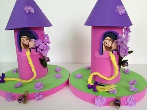 rapunzel centros de mesa - Buscar con Google | Rapunzel ...