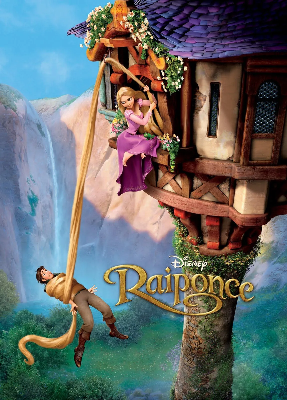 Rapunzel parece una chica traviesa!