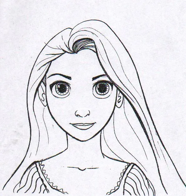 Rapunzel colouring pages - Imagui