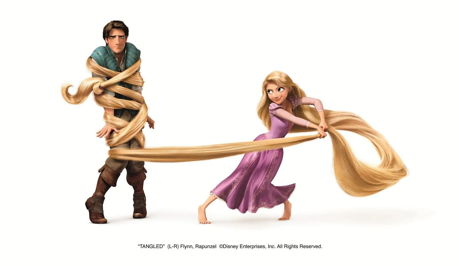 Rapunzel y Flynn Rider, protagonistas de Enredados. Foto: Image.net