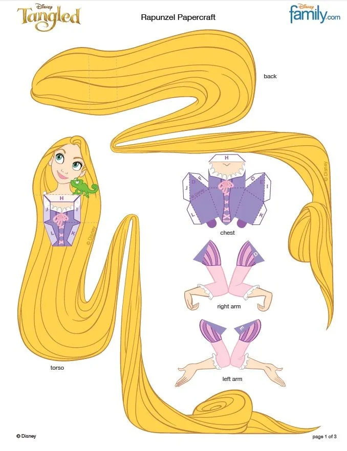 Rapunzel en foami - Imagui