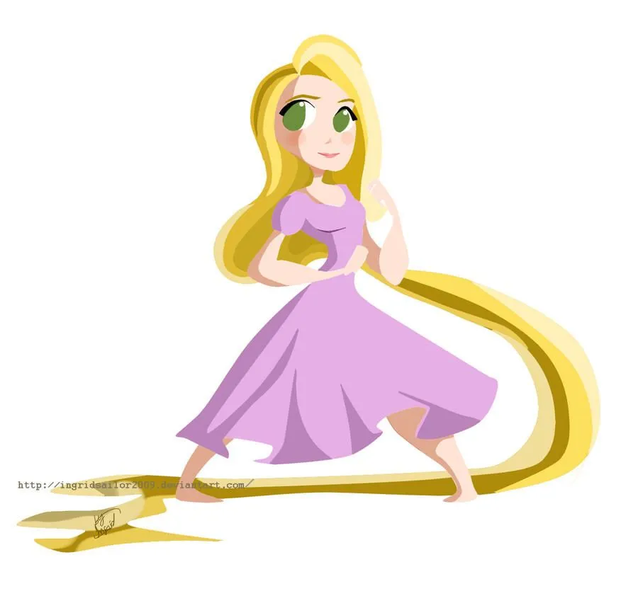 Rapunzel vector by ~ingridsailor2009 on deviantART