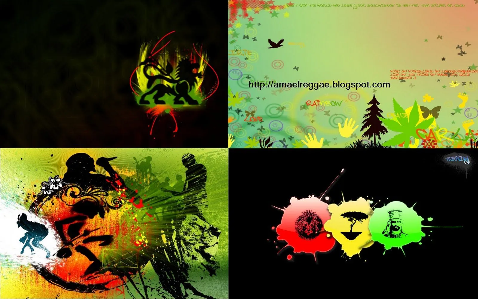 Rasta Love: Pack de Wallpapers Reggae