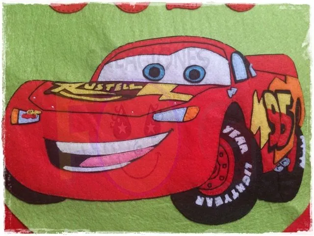 Rayo mcqueen cojin patron - Imagui