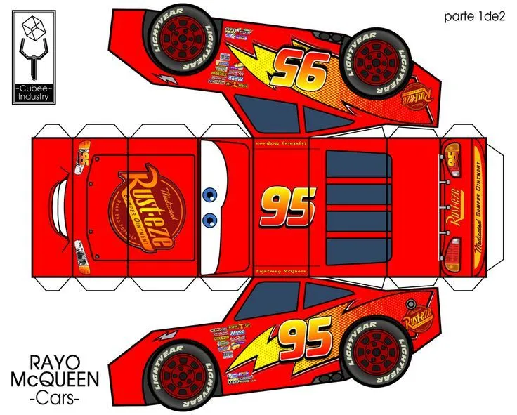 Rayo McQueen Cubeecraft by Cubee-Industry on deviantART ...