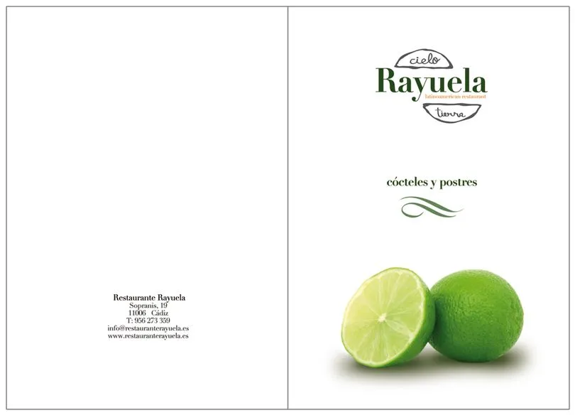 RAYUELA: Nuevas cartas para menús | PacosimplementeDesign