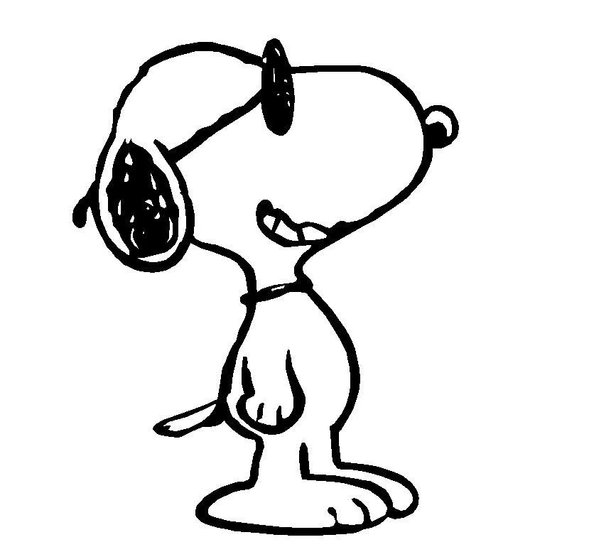 Perrito caricatura Snoopy - Imagui