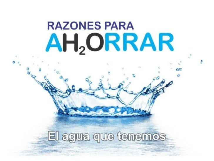 Razones para ahorrar agua